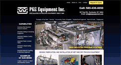 Desktop Screenshot of pkgequipment.com